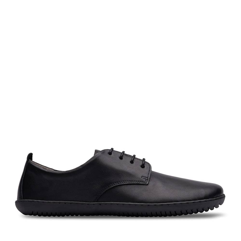 Groundies Palermo Men's Lace Up Shoes Black Australia VXMFLP456